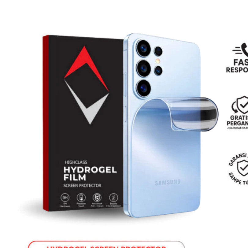 Ravgard Hydrogel Skin For Xiaomi Redmi Note Poco - Back Film Pelindung Body Belakang Body Prootector Handphone Blueray