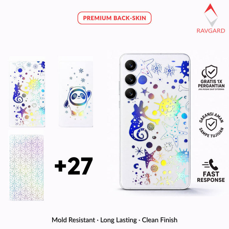 Ravgard Skin Back  Hydrogel Film Samsung  A37 A57 5G Protector Pelindung Layar Anti Jamur