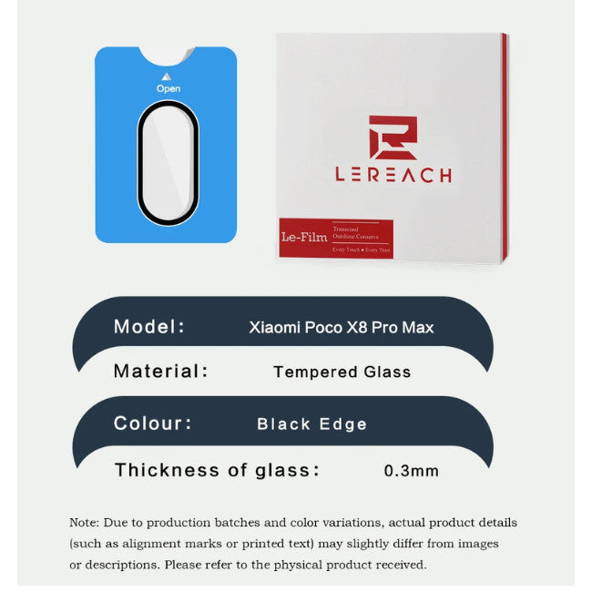 Redkey Anti Gores Kamera Xiaomi Poco X8 Pro Max  Lens Camera Protector