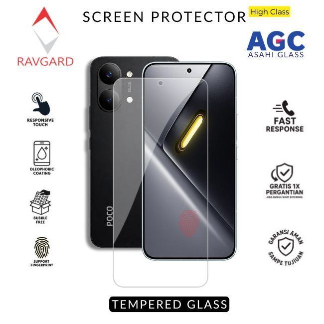 Ravgard Tempered Glass Poco X8 Pro Max