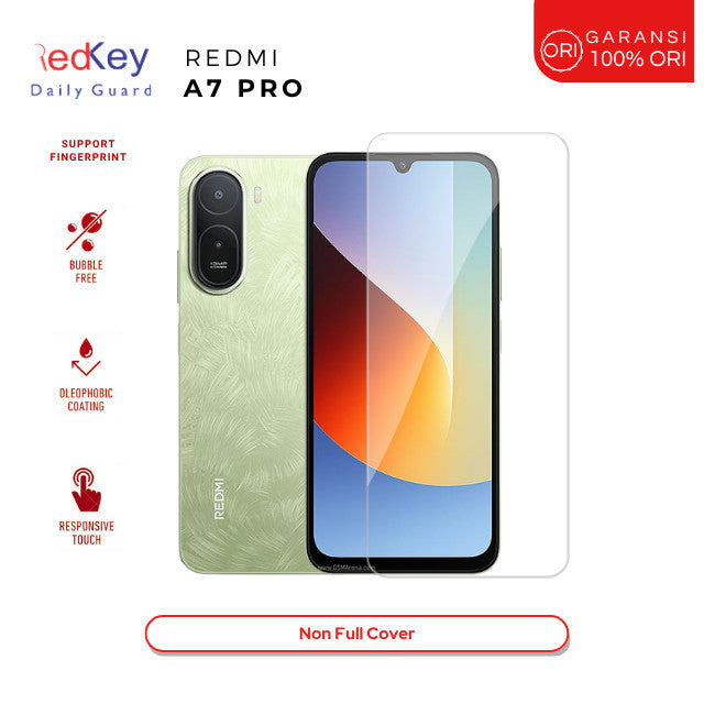 Redkey Tempered Glass  For Redmi A7 Pro Anti Gores Pelindung Layar