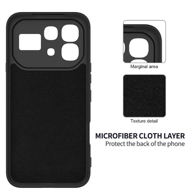 Redkey Case Infinix Note 60 Pro Liquid Silicone Microfiber Casing