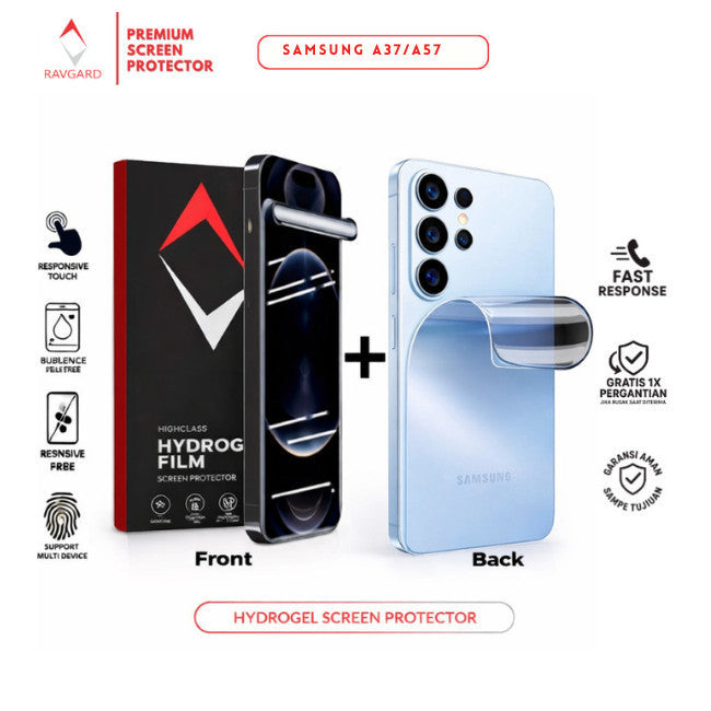 Ravgard Hydrogel Film Pelindung Layar Untuk  Samsung A37 A57 5G Clear Matte Blue Ray Privacy