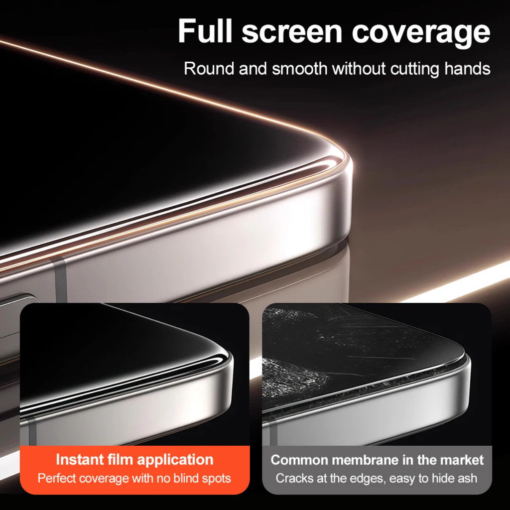 Redkey Tempered Glass For iPhone 16 Pro Max iPhone 17 Pro Max  Privacy Full Cover with Installation Frame