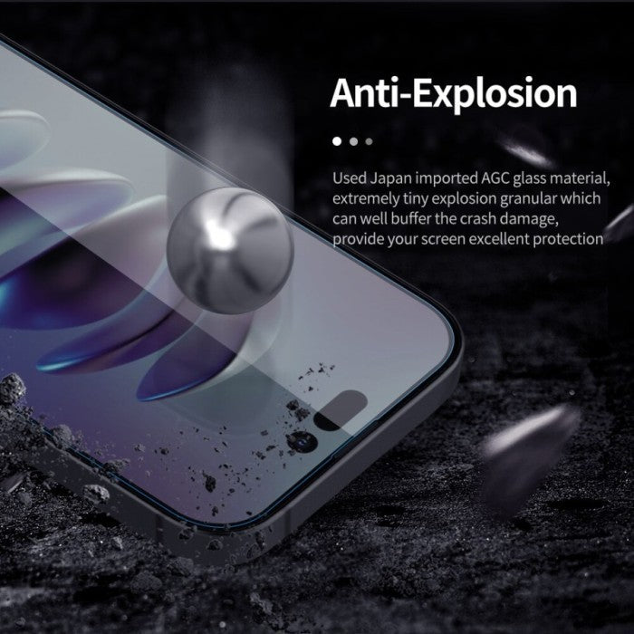Redkey Tempered Glass For iPhone 16 Pro Max iPhone 17 Pro Max  Privacy Full Cover with Installation Frame