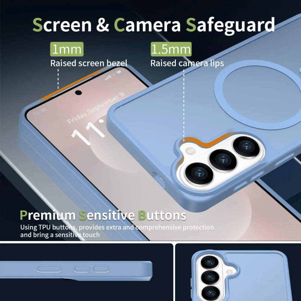 Redkey Case Samsung S25 FE  PC Matte Hard TPU Magnetic Casing