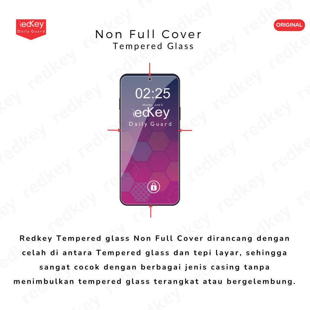 Redkey 3D Tempered Glass Xiaomi 17T - Premium Anti Gores Clear Non Full Cover