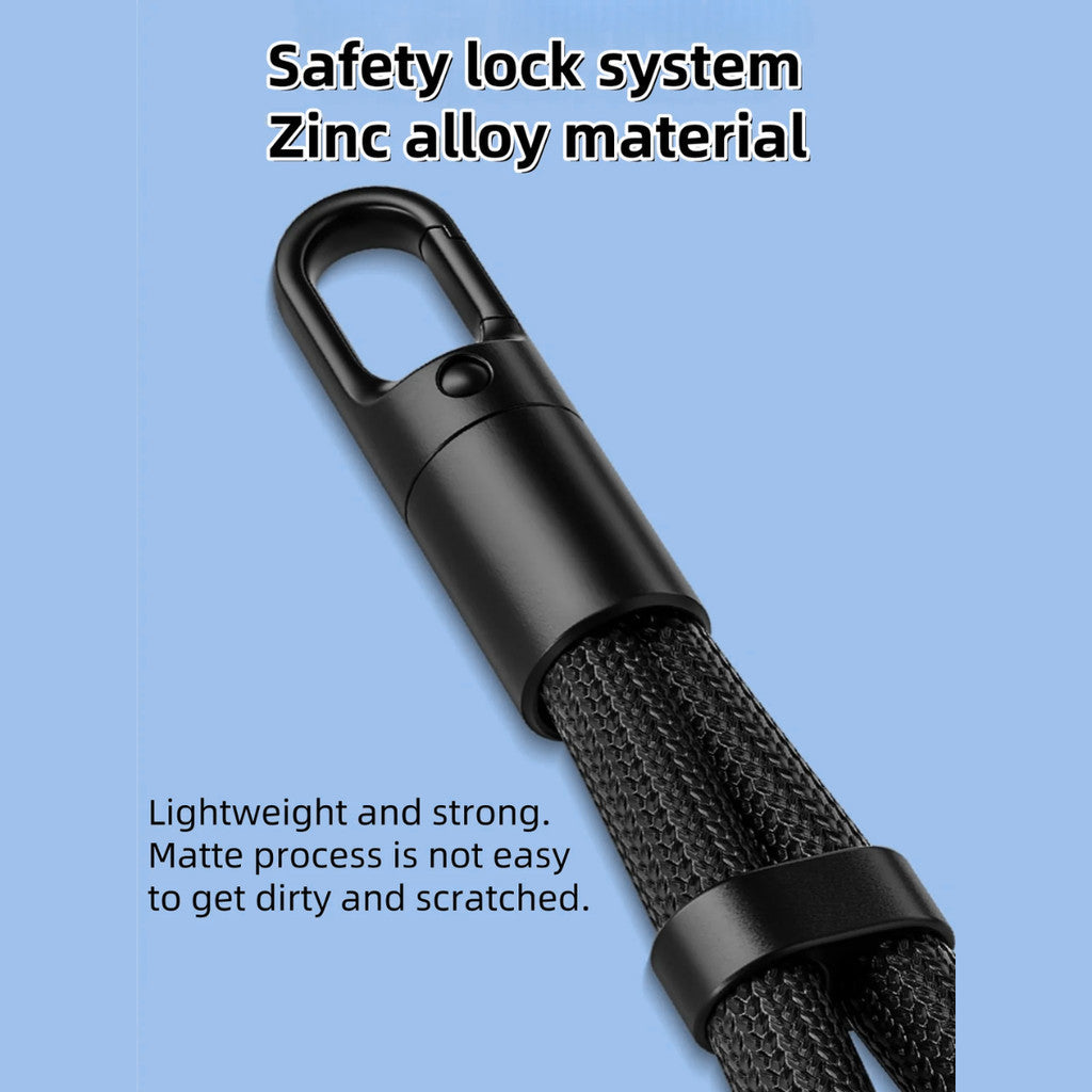 Redkey Lanyard HP Putar 360° Premium – Tali Pergelangan Tangan Adjustable Anti Kusut, Multifungsi & Anti Hilang