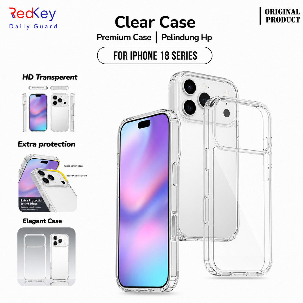 Redkey Case For iPhone 18 Pro Max Clear Casing Hybrid Case Magsafe