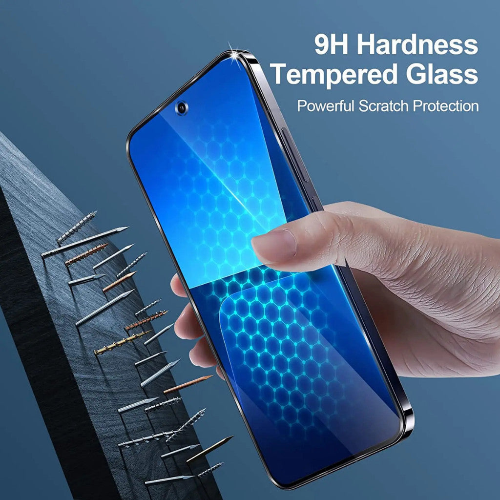 Redkey Tempered Glass Dengan Alat Bantu Pasang Untuk Samsung Galaxy A15 A25 A35 A16 A26 A36 A56 5G  Clear Premium Anti Gores Layar